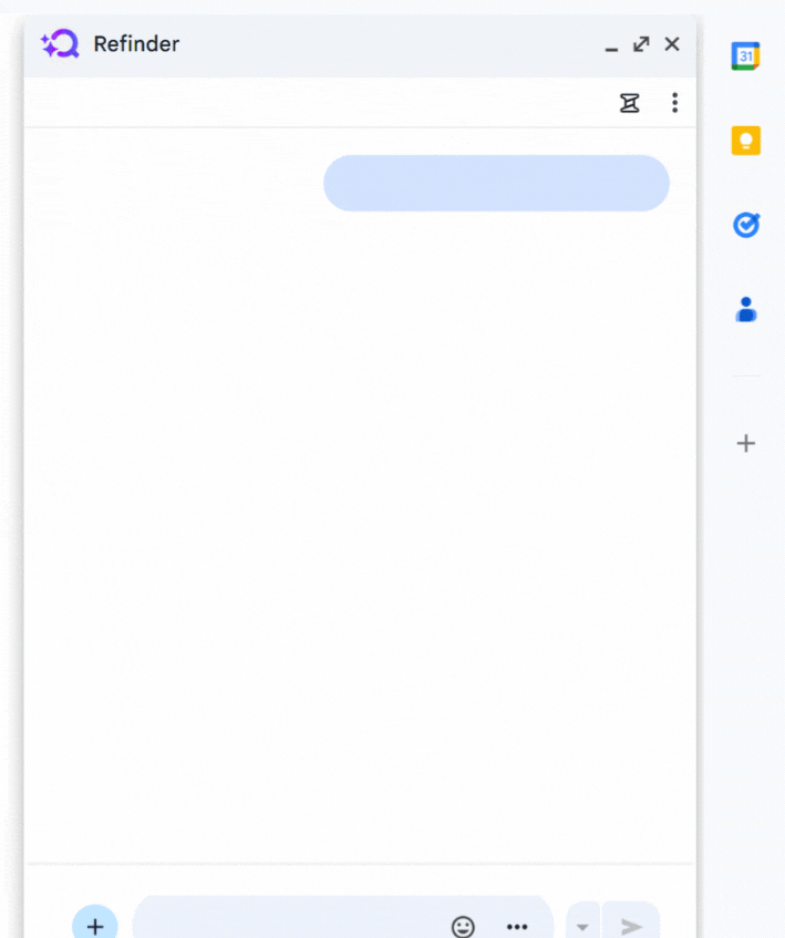 Real-time AI interaction to eliminate knowledge debt when users set out of office in Google Workspace.